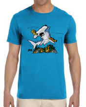 Load image into Gallery viewer, Hammerhead and Fish Adult Shirts