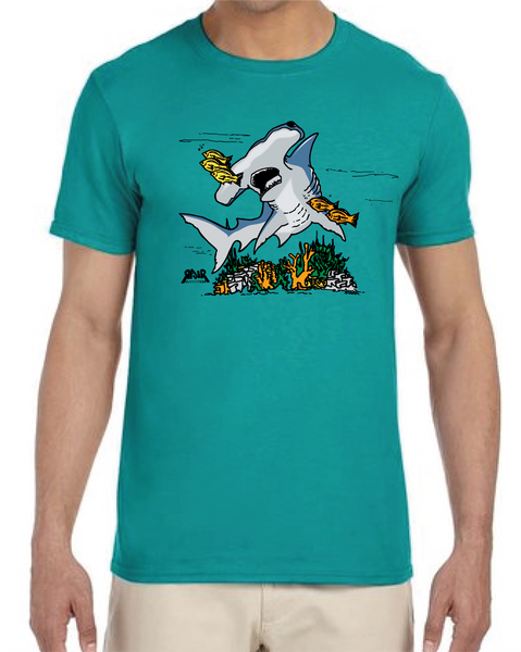 It's here!! Get the Hammerhead and Fish shirt now !