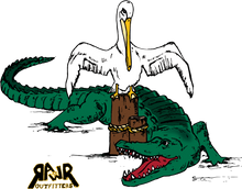 Load image into Gallery viewer, Pelican and Alligator Shirt