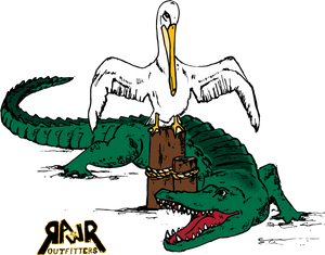 Pelican and Alligator Shirt